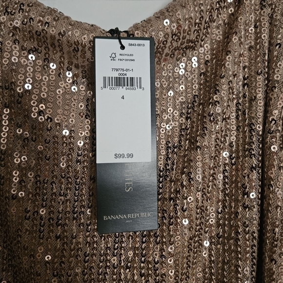 Banana Republic gold sequin mini - Picture 6 of 6